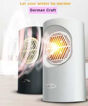 

Mini Fan Heater Desktop Electric Household Handy Touch Stove Radiator Warmer Heater Machine for Winter 110V/220V Heating Warmer