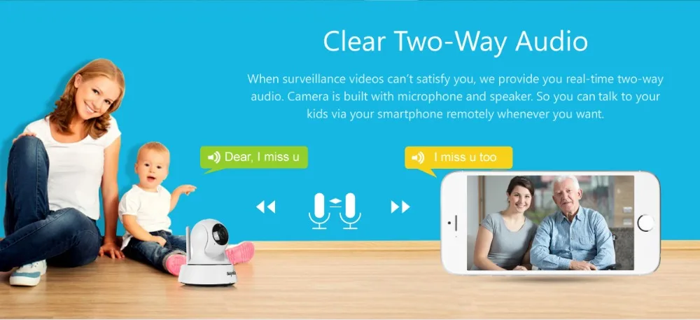 Smart Wireless 720P PTZ Camera