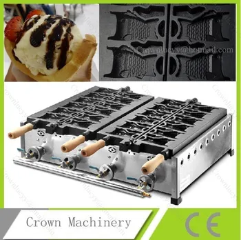 

LPG Gas Fish shape waffle cake machine;waffle cake maker machine