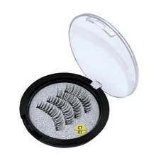 Горячая 3D три магниты накладные ресницы на магнитах 4 шт./пара Красота накладные ресницы Магнитная наращивание ресниц 20 штук