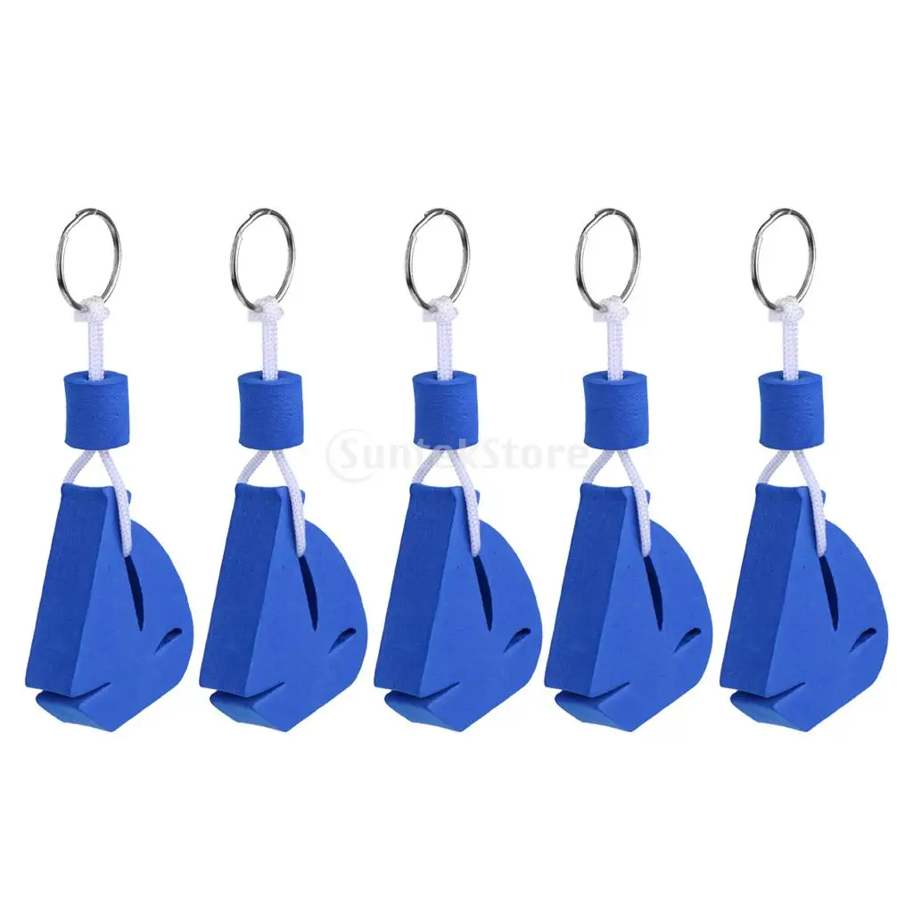 5 Pieces Yachting Boating Marine Water Sports Floating Key Chain Key