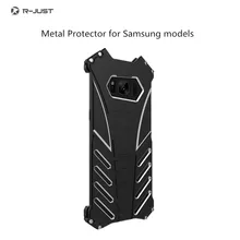 R-JUST чехол для samsung S6/S6 edge/S7/S8/Note8/note9/A8s/A9S Металлический Алюминиевый противоударный чехол панцири противоударные чехлы для телефонов