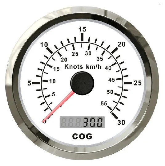 Судно яхт автомобиль 3/3/8 &quot85 мм COG gps 0 ~ 30 узлы 0-55 км/ч 12 В/24 В Speedo пробега Спидометр