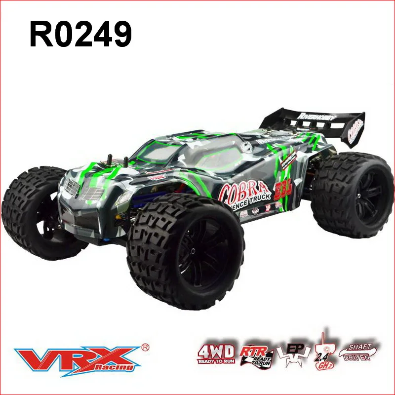 VRX Racing RH817 Cobra 1/8 масштаб 4WD электрический матовый RC грузовик, RTR w/40A ESC/590 мотор/8,4 V 1800mAh Ni-MH аккумулятор/2,4 GHz - Цвет: R0249