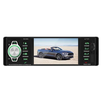 

VODOOL HD 4" Bluetooth Car MP5 Player 1 Din Car Stereo Audio Video MP3 FM Radio Player Auto Reversing Image Display With Camera