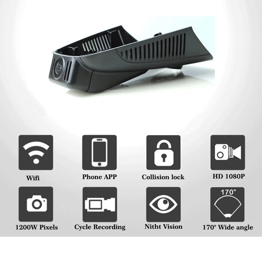 Liislee Car Driving Video Recorder Wireless Wifi DVR Dash Camera for Mercedes Benz GLA X156 GLA 45 AMG 2014~20191541