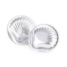 5 комплектов 3D гребешок оболочки мяч Бомба для ванны алюминиевый сплав шар Сфера бомба для ванны плесень