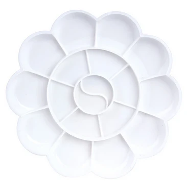 Watercolor Palette palette Art Alternatives Paint Tray Artist Plastic Supply White for kids students ACT020