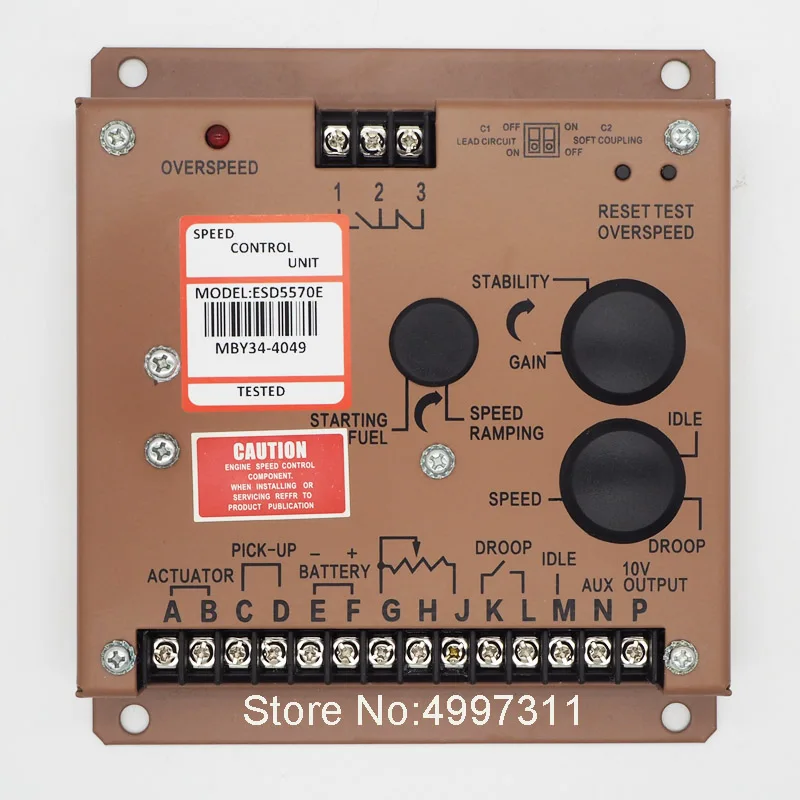 Установка регулятора скорости двигателя/регулятор ESD5570E для дизельного