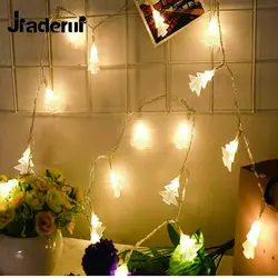 Jiaderui LED Рождество дерево Строка Фея Света кулон Медный провод огни Батарея Новый год для рождественской вечеринки декор окна Шторы свет