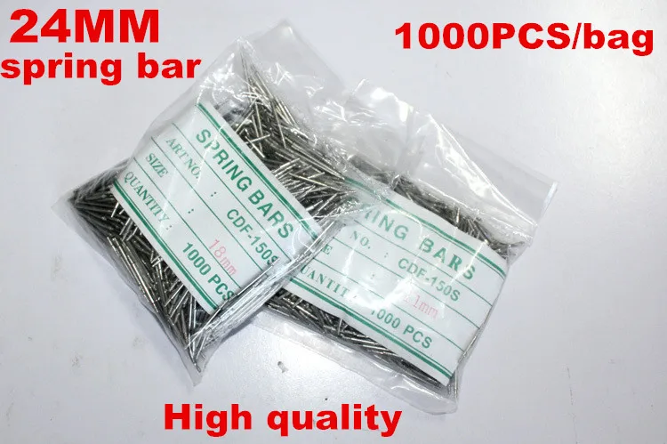 Kits de Alta Reparação de Peças Atacado Bolsa Assista Repair Tools & Qualidade 24 mm Relógio Bar Primavera De-041415 1000 Pçs –