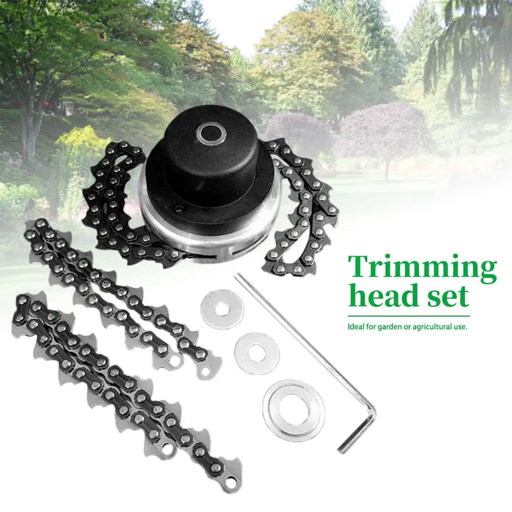 

General Lawn Mower Chain 65Mn Fine - Tuning Head Chain Mower Trimmer Garden Grass Brush Tool Spare Parts Universal Brushcutter