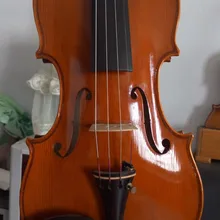 Новинка 4/4 скрипка идеальная ручная работа Европейский Тон Дерево Guarneri 1742 скрипка