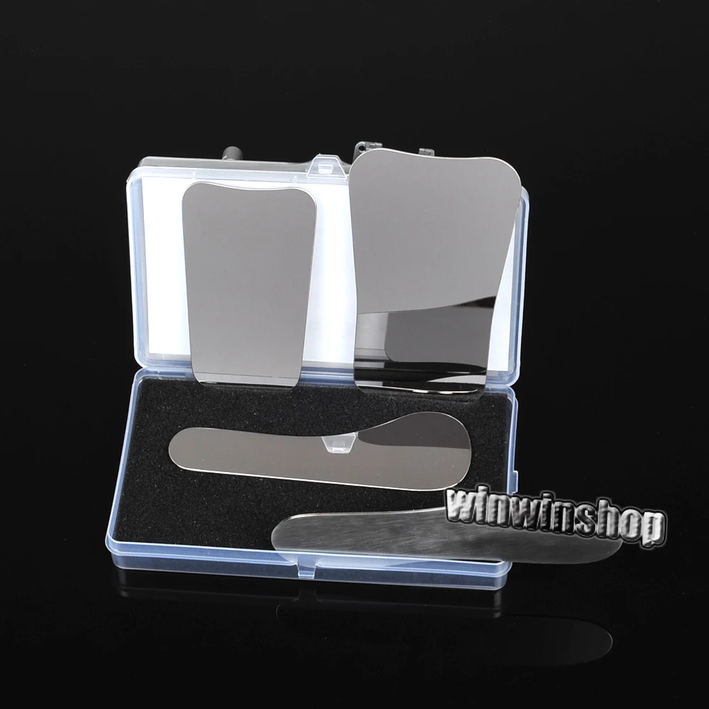 1pack/4PCS Dental Clinic Stainless Steel Photography Mirrors