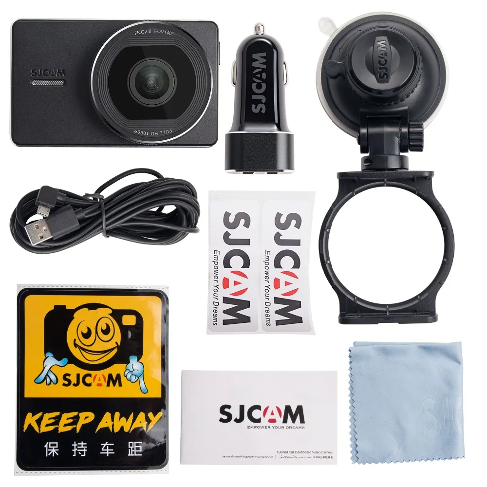 SJCAM SJDASH Novatek NT96658 умный Автомобильный видеорегистратор 140 градусов 1080P 30fps 3,0 дюймов широкоформатная камера с Wi-Fi Dashcam
