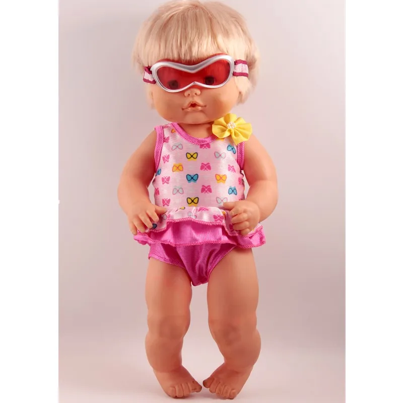 Одежда для купания кукол 41 см Nenuco Doll y su Hermanita купальник с бабочкой одежда плавания