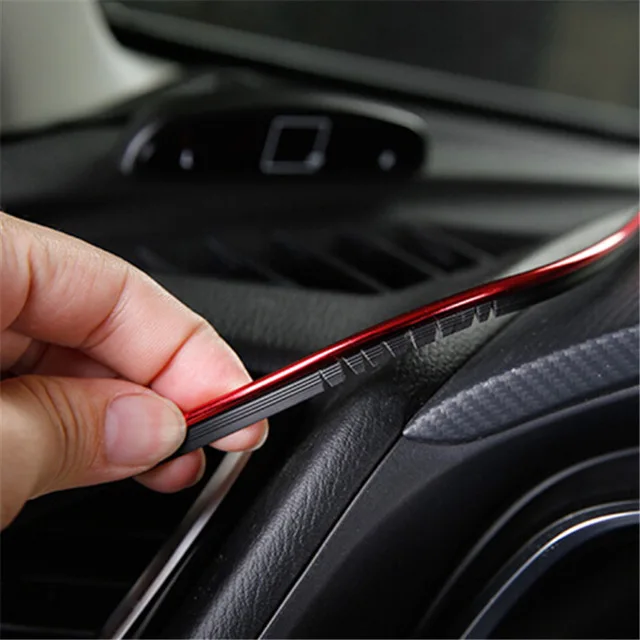 

5M Car Interior Decoration Moulding For Hyundai Solaris Tucson 2016 I30 IX35 I20 Accent Santa Lada Granta Kalina Priora Kia
