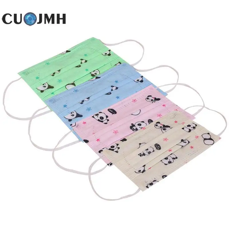 

10 Pcs/set Printed Flower Disposable Face Mask Adult Personality Fashion Summer Sunscreen Cute Candy Color Respirator