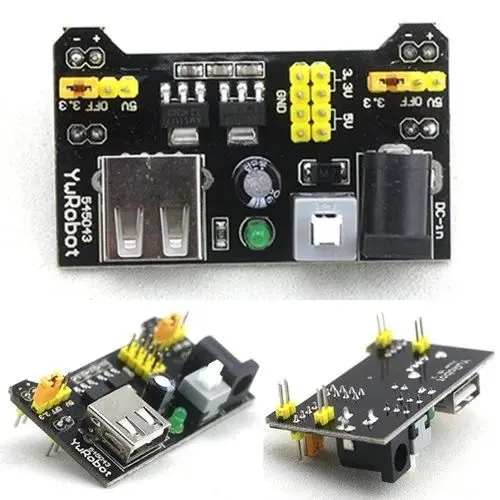 Макетная плата MB102 Power модуль питания 3 В 5 для макетной платы Arduino без пайки|module