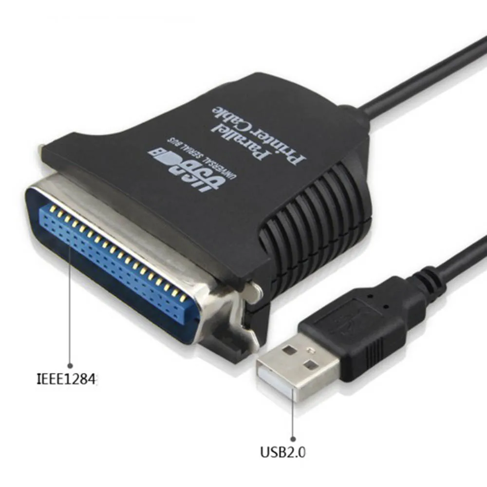

New USB To DB36 Female Port Parallel Printer Print Converter Cable LPT