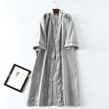 Мужские халаты с коротким рукавом из хлопка, мужские пижамы, мужские пижамы для сна, ночная рубашка