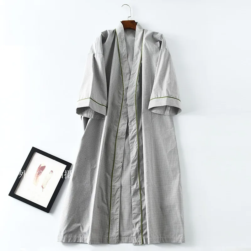 Robes Men Short sleeve Cotton Nightwear Men Pyjamas Mens Sleep