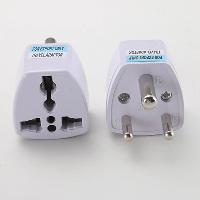 Universal UK USA EU AU to South Africa India 3 PIN Travel ADAPTER