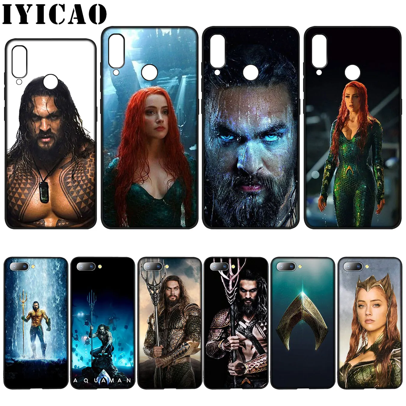 Красивый мягкий силиконовый чехол IYICAO Aquaman для Huawei Y7 Y6 Prime Y9 2018 Honor 8C 8X 8 9 10 Lite 6A 7C 7X 7A