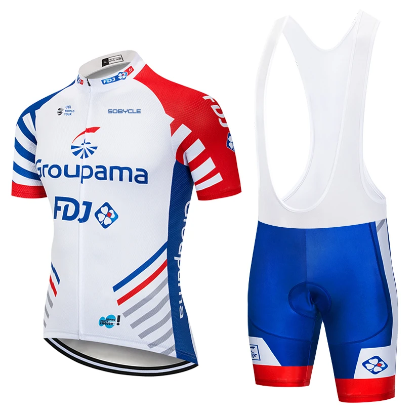 

2018 UCI Group fdj TEAM cycling jersey bike short MTB Ropa Ciclismo Summer BIKE WEAR quick dry BICYCLING Maillot Culotte suit