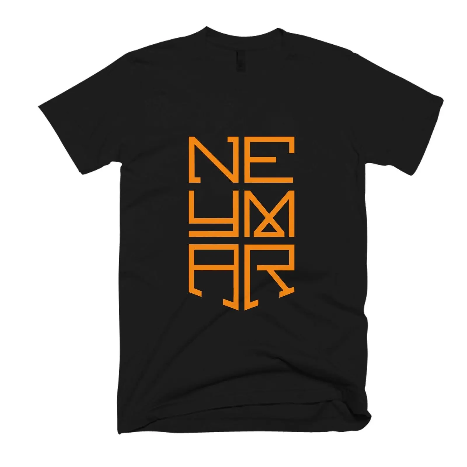 Neymar Logo Orange Men's / Women's T Shirt football  Cool Casual pride t shirt men Unisex Fashion tshirt free shipping funny