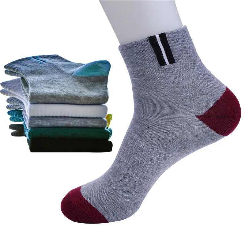 5 Pairs Men Socks Spring Summber Explosions Shaping Cotton Socks