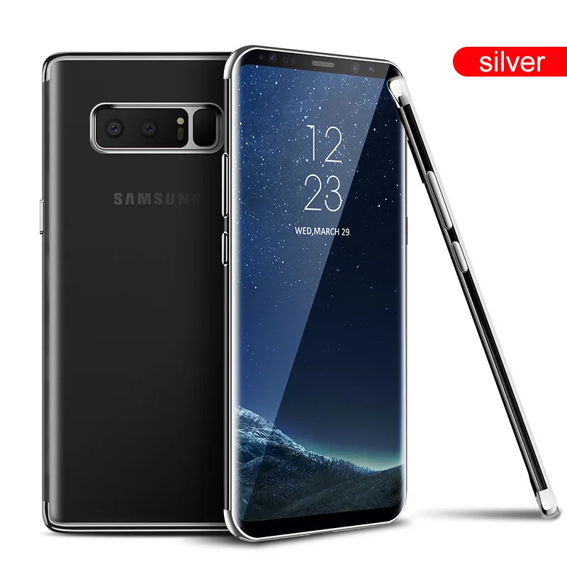 Мягкий прозрачный чехол SIXEVE для Samsung Galaxy S6 S7 Edge S8 S9 Plus Note 8 9 силиконовый