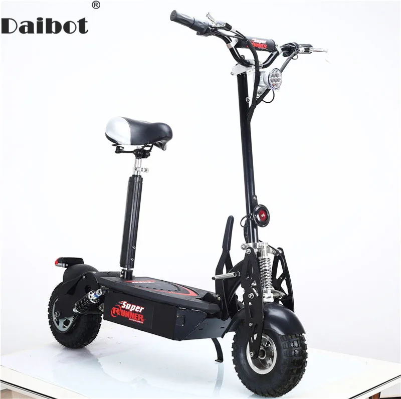 Sale Electric Scooter Adults 10 Inch 2 Wheels Electric Scooters 1500W 48V Folding Electric Off Road Skateboard 0