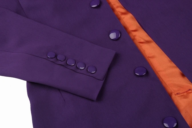 Batman Joker Cosplay Costume Batman The Dark Knight Joker Coat Shirt Pants Halloween Cosplay Costume Purple Jacket Movie Hero