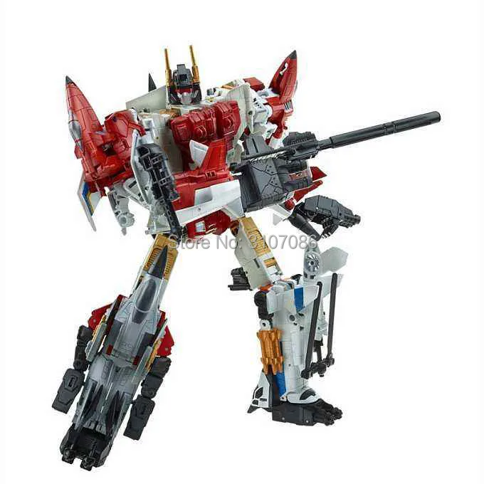 

HZX Transformation G1 Superion IDW 5 IN 1 5IN1 Sets War Team KO Collection TF Action Figure Robot Toys