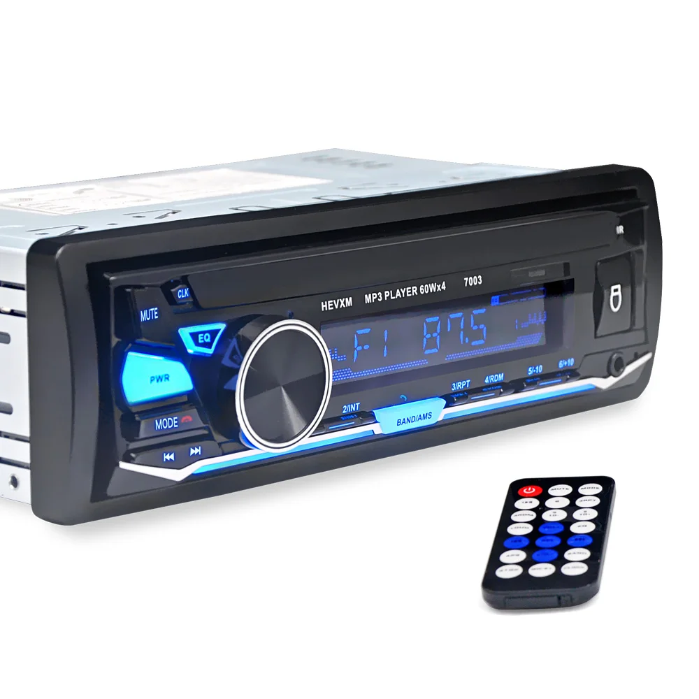 12V Universal Bluetooth Car Audio Stereo MULTI- FUNCTION Vehicle Radio MP3 CD player 