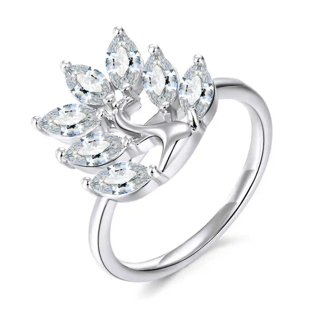 Классические женские кольца Anillos розовое золото цвет свадебное пальто с