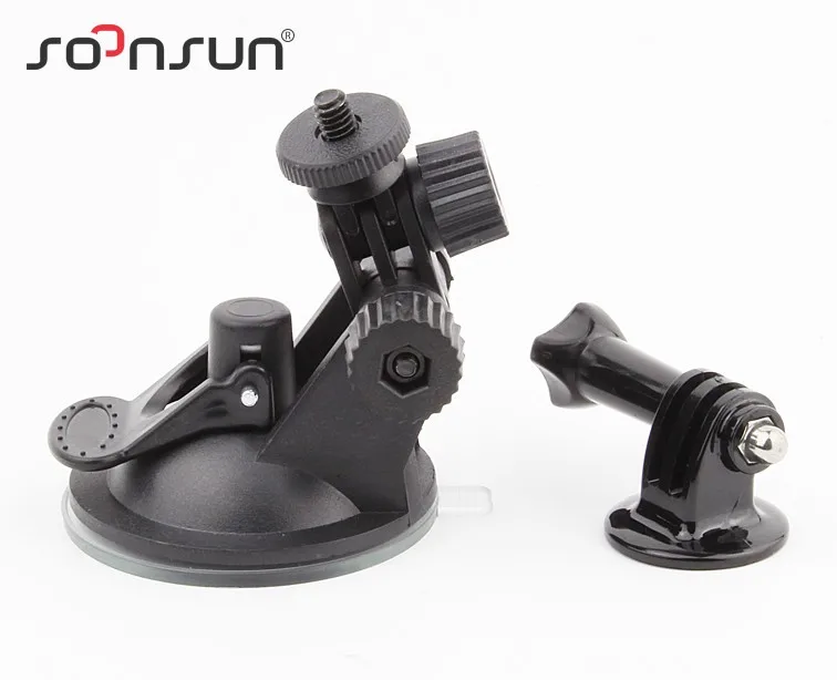 Автомобильная присоска SOONSUN с адаптером для штатива аксессуары GoPro Hero 8 7 6 5 4 DJI Osmo