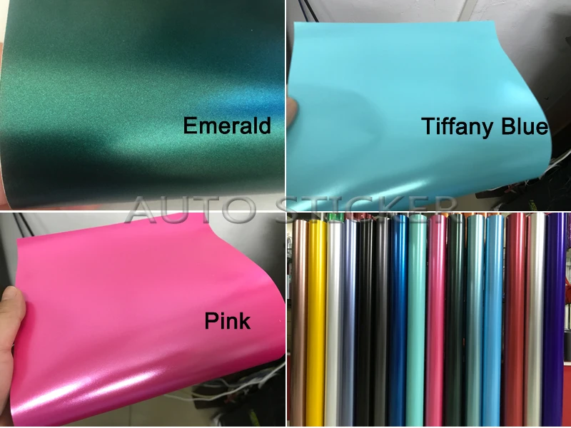 Metallic car vinyl pearl metal car wrap 33