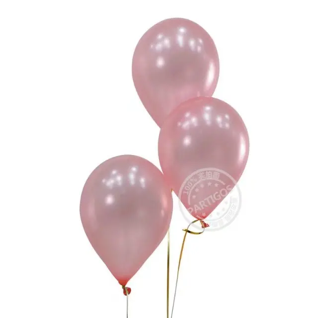 10 шт./партия 12 дюймов перламутровые розовые золотые воздушные шары из белого латекса Свадебные Надувные Декорации для вечеринки гелиевые воздушные шары - Цвет: pink balloon