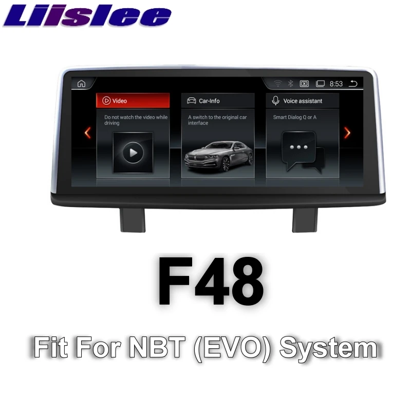 Excellent LiisLee 10 inch Car Multimedia GPS Audio Hi-Fi Radio Stereo For BMW X1 F48 2016~2018 Original NBT Style Navigation NAVI 2