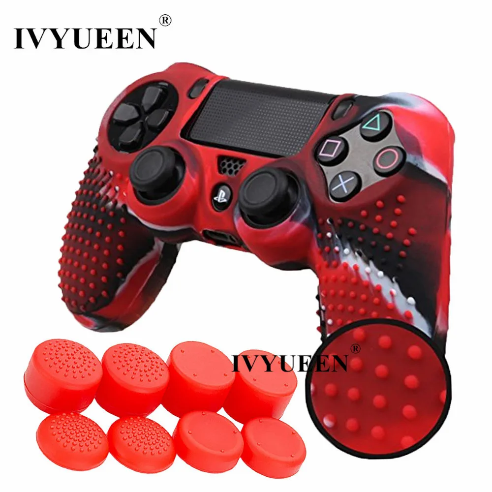 IVYUEEN for PlayStation Dualshock 4 PS4 Pro font b Slim b font Controller Anti slip Silicone