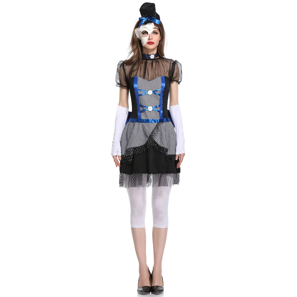 MOONIGHT Halloween Costumes For Women Cosplay Zombie Costume Carnival Party Fancy Dress Scary Ghost Bride Costume Adult