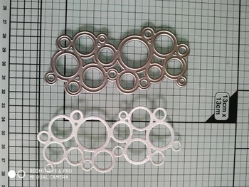 

Bubble Frame Embossing Dies Crafts Metal Steel Cutting Dies For DIY Scrapbooking Photo/invitation Card Embossing Die
