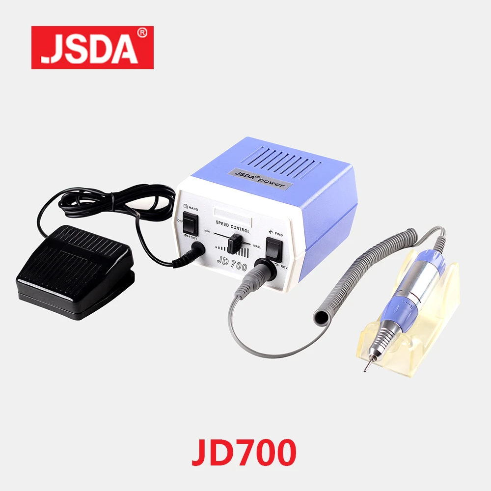 Прямые продажи JSDA JD700 электрическая машинка для маникюра EUplug профессиональное оборудование для дизайна ногтей Дрель Инструменты 35 Вт 30000 об/мин