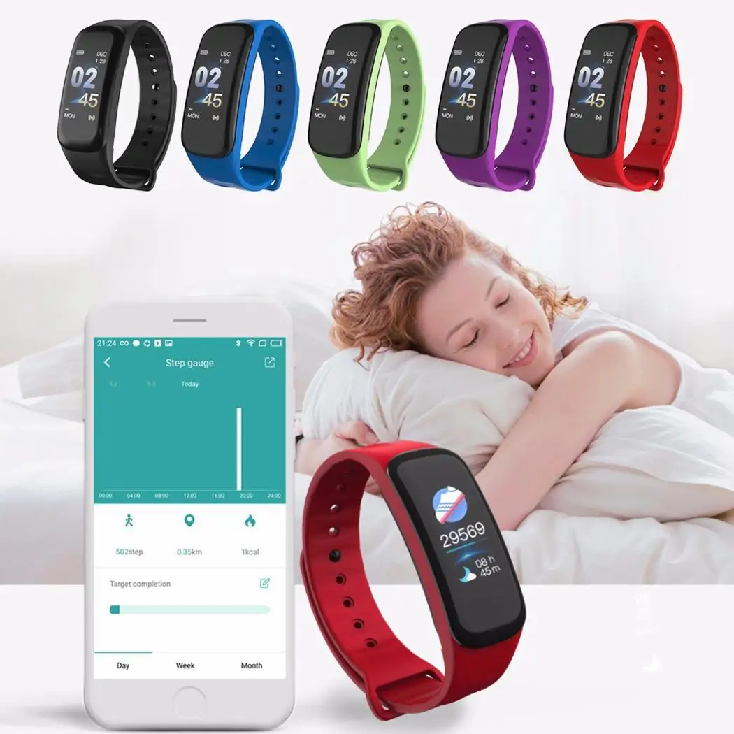 

Unisex Bluetooth Waterproof Call Music Pedometer 85mAh 1.5-2Hours C1S 3Days 4.0 Smart 1Pcs IP67 Watch