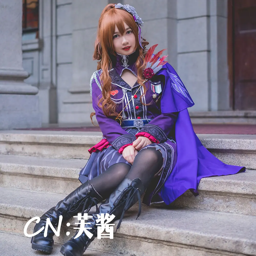 Бесплатная доставка Косплей Костюм BanG Dream Roselia 3th live Lisa Imai Униформа Хэллоуин