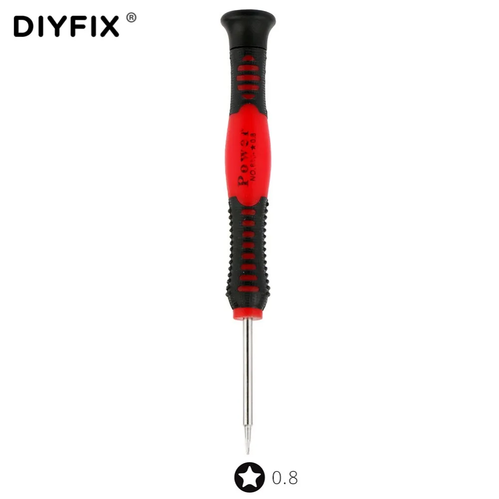 Магнитная отвертка DIYFIX 0 8 Pentalobe P2 для Apple iPhone X 7 6s 6 5 нижних звездочек винты