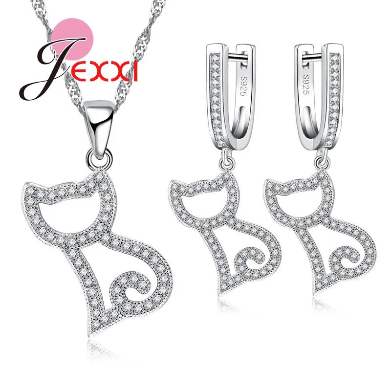 Ожерелье и кольца из серебра 925 пробы с фианитами|necklace ring set|women accessories setnecklace |