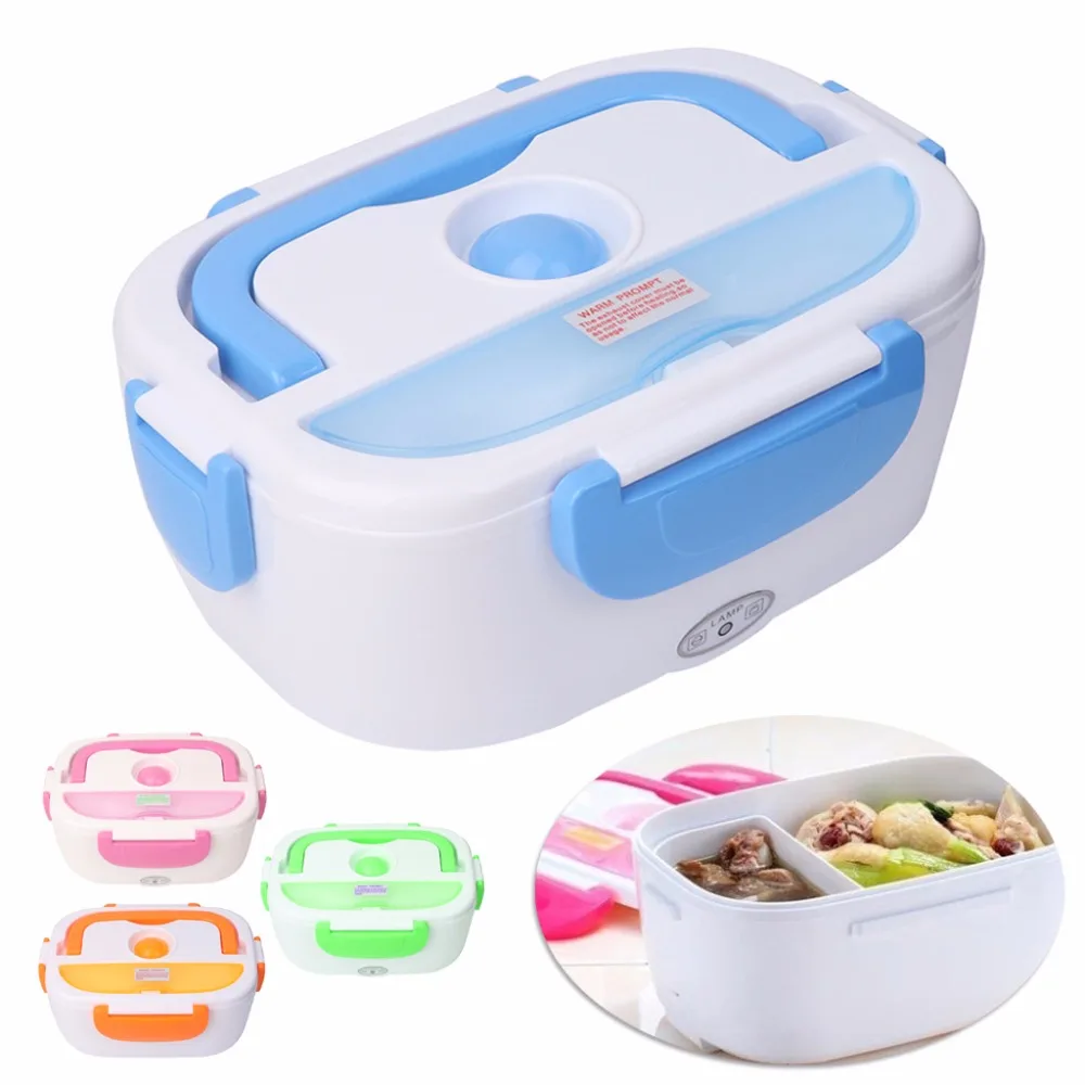

Portable Electric Heated Food Warmer Box Container Lunch Meal Lunchbox 110V US